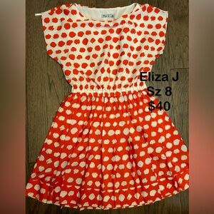 Eliza J red/wht Sz M